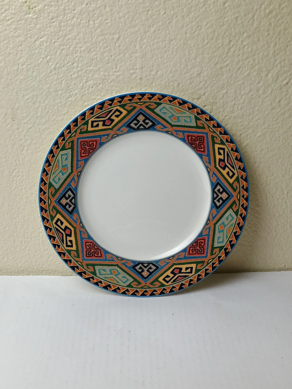 La Brea Replacement -  Multicolor Geometric - Dinner Plate - Discontinued Piece
